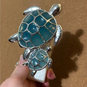 Bath & Body Works Teal and Silver Turtle wallflowers plug in